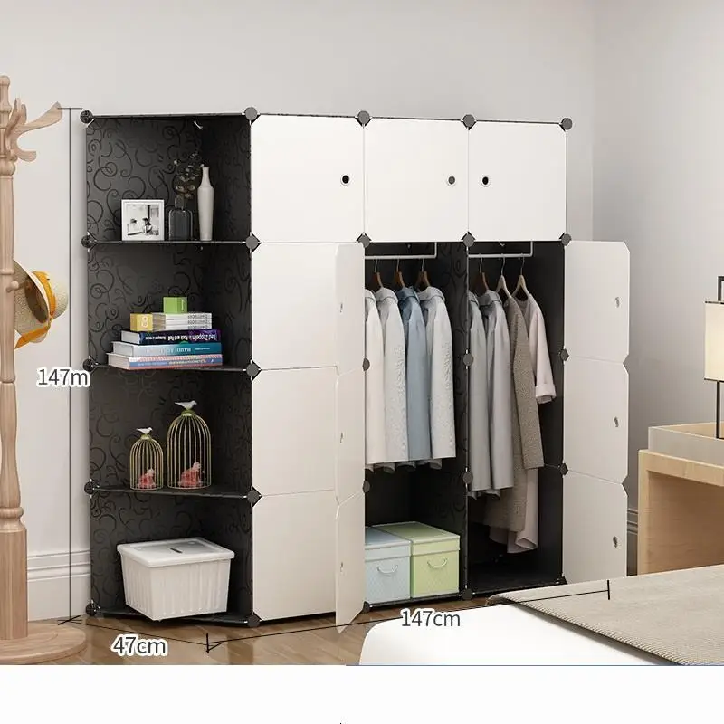 Для спальни Penderie Meuble Range Armario De Almacenamiento Armadio Guardaroba Mueble Closet Guarda Roupa шкаф для одежды - Цвет: MODEL L