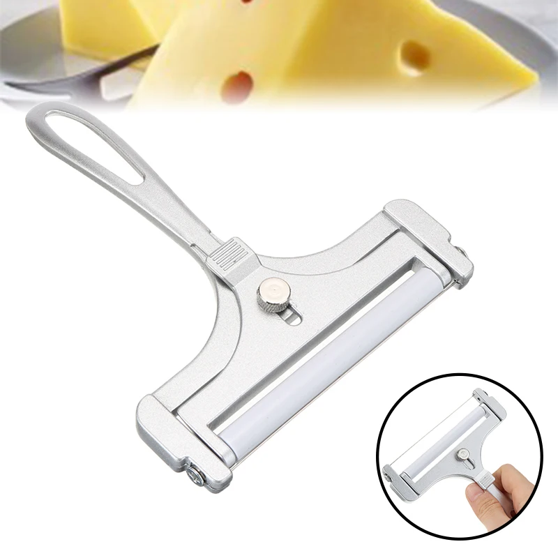 1pc 11.7*15.5cm Cheese Slicer Wire Alloy Adjustable Cheese Slicer