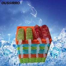 1 Набор формы для мороженого овальные формы для крема замороженные кубики льда домашние Формы для замороженного льда Случайный цвет