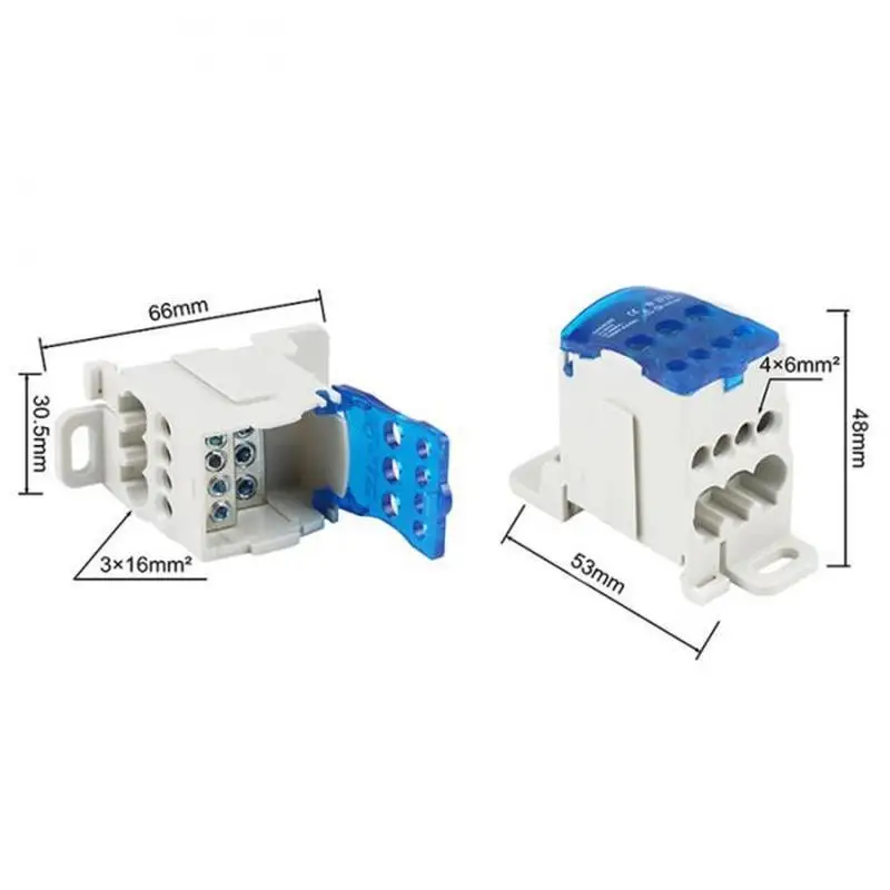 Клеммная колодка UKK80A 125A 160A 250A 400A 500A 1 во многих Дин рейках распределительная