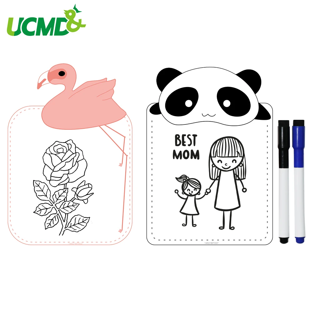 

Magnetic Animal Drawing Toys Erasable Doodle Writing Painting Memo To do list WhiteBoard Fridge Stickers Decor For Kids Toy A5