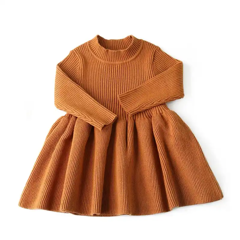Robe De Noel Pour Bebe Fille Pull A Carreaux A Manches Longues Vetements D Anniversaire Pour Nouveau Ne 3 12 24 M Automne Et Hiver 21 Aliexpress