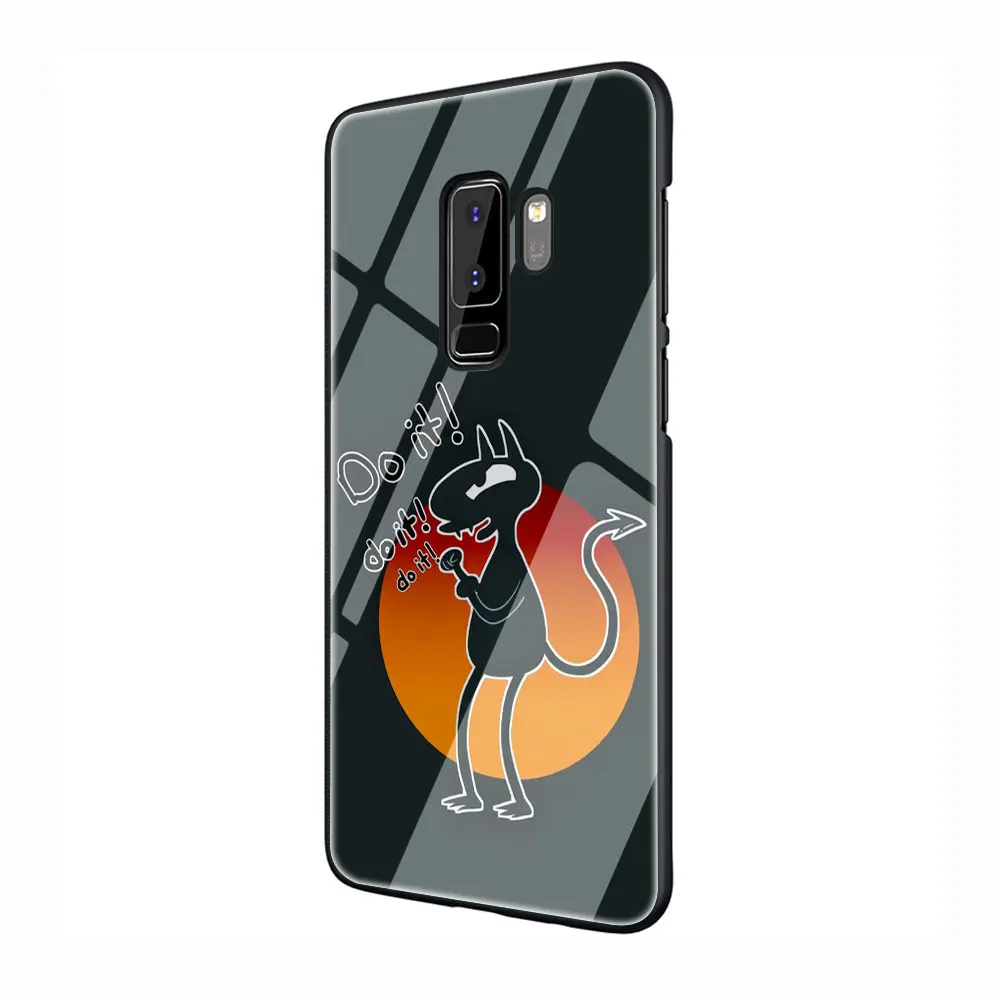 G4 Разочарование закаленное Стекло Телефон чехол для Galaxy S7 edge S8 9 10 Plus Note 8 9 A10 20 30 40 50 60 70 - Цвет: G4