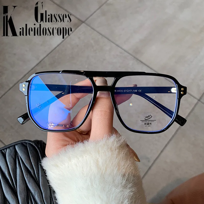 Eyeglasses Frames Eyeglass Frames Optical Glasses Anti Blue Light Blocking Glasses Frames Women Vintage Computer Eyeglasses Men Retro Spectacles Frame Female Optical Luxury Color