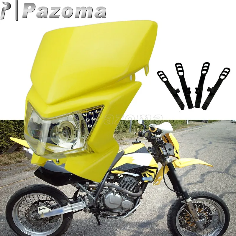 

Motorcycle Motocross Dual Sport Headlight For Honda Yamaha Kawasaki Suzuki KTM XC SCF MX SMR DRZ KX KLX YZ WR TTR TT225 CRF CR
