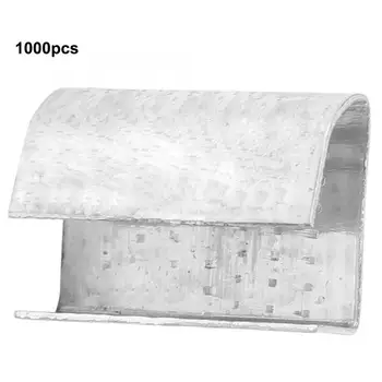 

1000pcs Open Type Strapping Seals Galvanized Steel for 13-16mm Wide PET Strap hardware furniture hinge locks