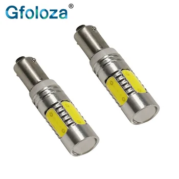 

2PCS BA9S BAX9S BAY9S T4W H6W H21W LED Light Bulbs COB 7.5W White Car Wedge Door Clearance Light Side Marker Lamp