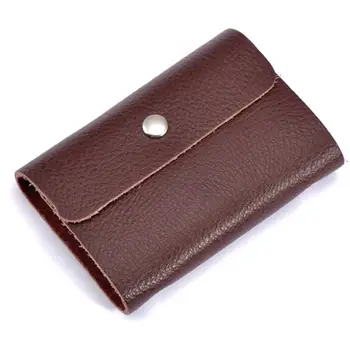 

women wallet Unisex Solid Color Card Package Multifunctional Leather Card Case money clip card wallet