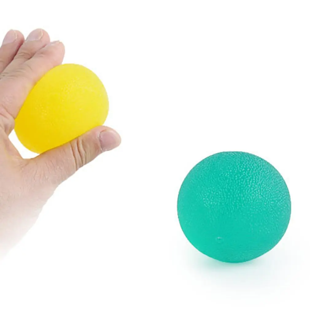 47 мм Силиконовые руки палец упражнения массаж яйцо профилированный захват для фитнеса Снятие напряжения стресс сброс вентиляционный мяч