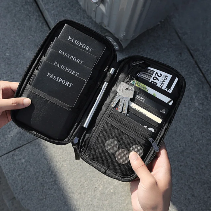 Держатель паспорта для путешествий с защитой RFID водонепроницаемый портативный держатель для карт мобильного телефона LT88