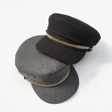 Новая модная кепка в стиле милитари, модная кепка с плоским верхом, берет, шапка на осень и зиму, теплая шапка для женщин, кепка Newsboy