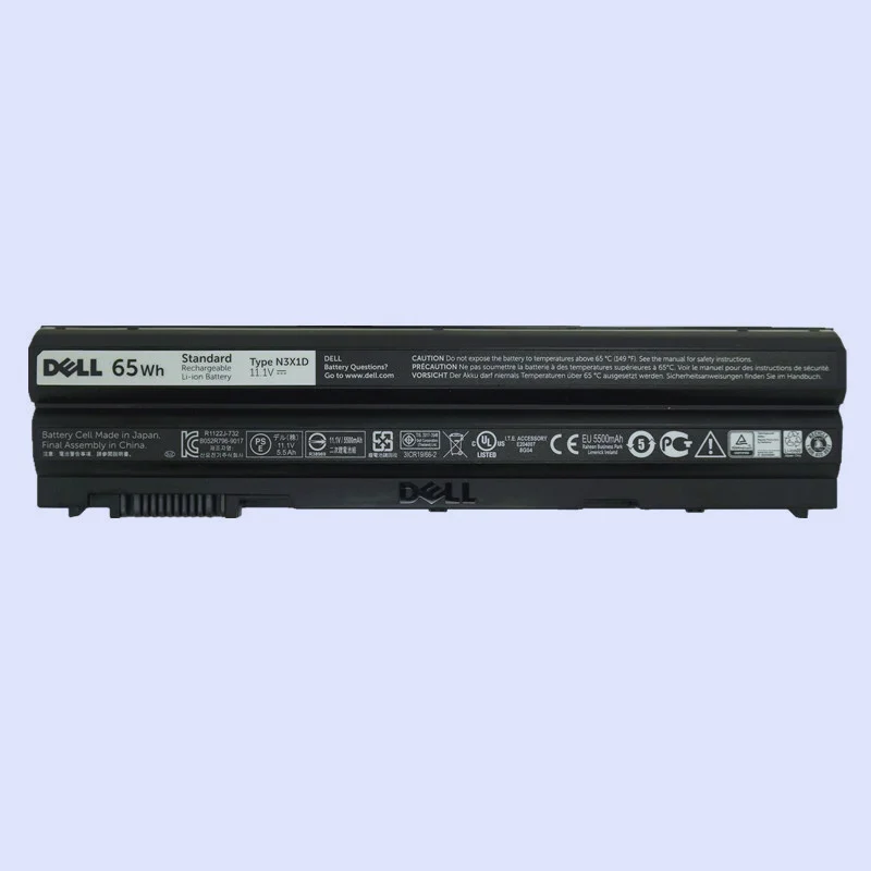 Ноутбук Замена литий-ионного Батарея T54FJ для DELL Latitude E5520 E5530 E6520 E6430 E6440 E6530 E6540 серии 5500 мА/ч, 65WH