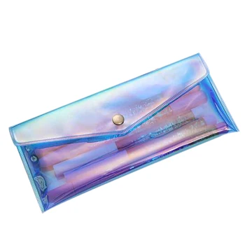 

Newest Pencil Case School Supplies Pencil Bag Transparent Pencil Case Students Stationery Girl Cosmetic Bag Gift