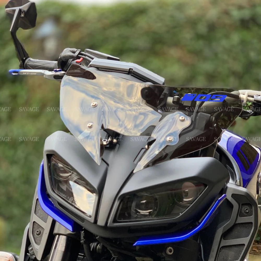 Ветровое стекло Pare-brise для YAMAHA MT 09 MT-09 FZ09 FZ-09 2017-2020 аксессуары для мотоциклов ветровые стекла ветровые дефлекторы логотип MT09 Ветровое стекло Pare-brise для YAMAHA MT 09 MT-09 FZ09 FZ-09 2017-2020 аксессуары для мотоциклов ветровые стекла ветровые дефлекторы логотип MT09