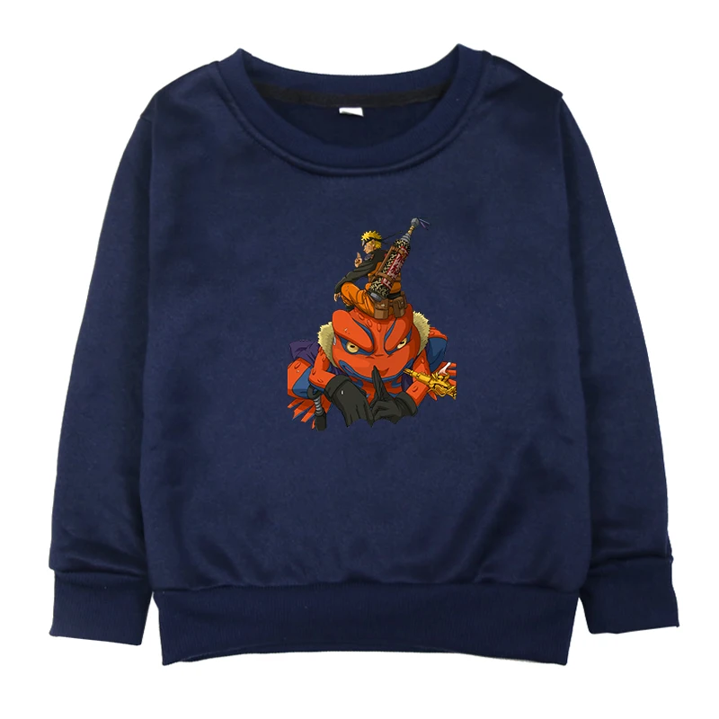 Hoodies 13 Толстовки для мальчиков «Наруто»; зимние футболки с длинными рукавами для девочек; Детские свитшоты в стиле Харадзюку; уличная одежда для малышей; флисовые Топы; одежда больших размеров - Цвет: Hoodies 13