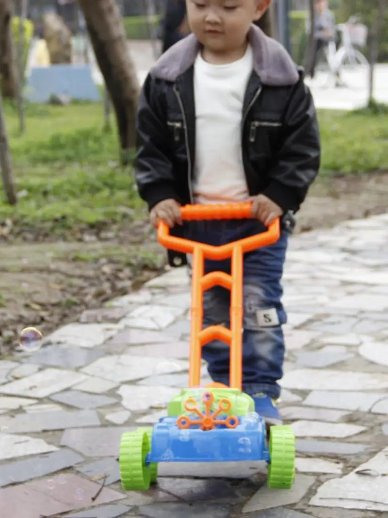 Детская игрушка машина полностью автоматическая большой размер Bubbler пузырь Электрический Водонепроницаемый унисекс жидкость