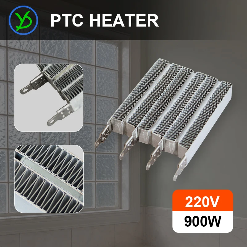 220V 900W PTC ceramic air heater clothes dryer heating apparatus element 75B3 95*65*16mm