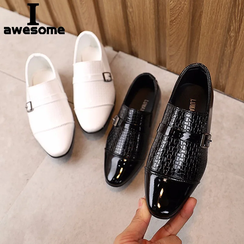 

Oxford School Shoes Kids Patent Leather Shoes Baby Girls Toddler Shoes Children Fashion Boys Platform Black Flats Spring Autumn