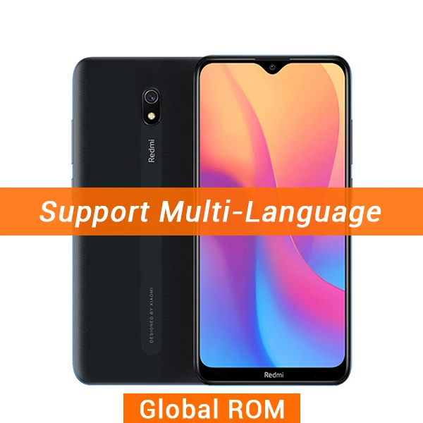 Мобильный телефон Xiaomi Redmi 8A 8 A с глобальной прошивкой, 64 Гб ПЗУ, 4 Гб ОЗУ, Восьмиядерный процессор Snapdragon 439, 6,22 дюйма, 5000 мАч, камера 12 МП, смартфон - Цвет: Global ROM Black