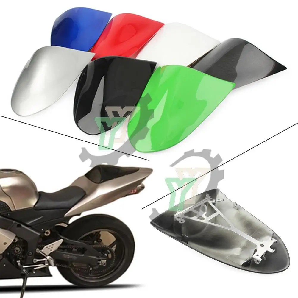 

ZX 6R 05 06 Motorcycle Rear Seat Cover Cowl Fairing Passenger Pillion Tail Back Cover For Kawasaki Ninja ZX6R 2005-2006 ABS
