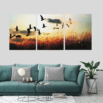 

New Unframed 3PCS Modern Canvas Painting Wall Art Poster Mural Pictures Home Living Room Decoration Background Paintings 3 Sizes
