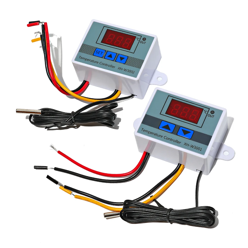 220V 12V 24V цифровой регулятор температуры Термостат Регулятор инкубатор для