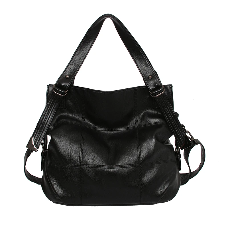 big handbag fashionable Single shoulder bag woman lady large capacity Soft leather all-match messenger bag