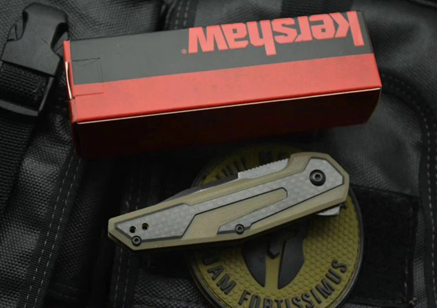 Новейший складной нож Kershaw 1160, 8CR13MOV лист+ углеродное волокно, карманный тактический нож для кемпинга, охоты, выживания, инструмент для повседневного использования