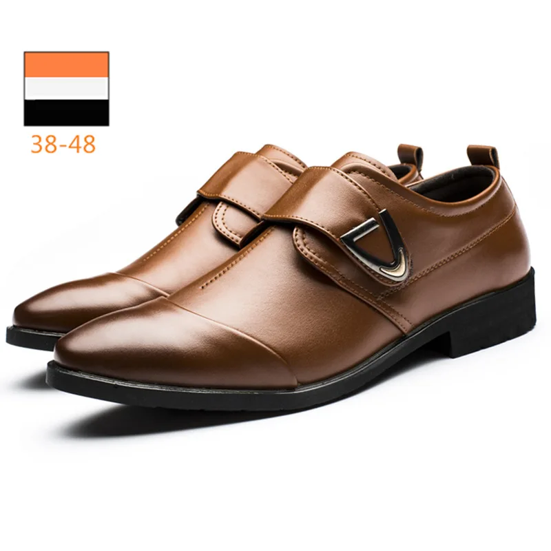 

38-48 leather shoes men Gentleman's business Stylish comfortable formal shoes #AF2295