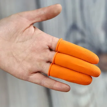 

100Pcs Dust Free Workshop Reusable Anti-static Latex Accessories Money Counting Factory Glove Finger Protector Non Slip Covers