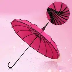 Винтажный зонт в форме пагоды Свадебная вечеринка Защита от солнца дождь УФ зонтик K888