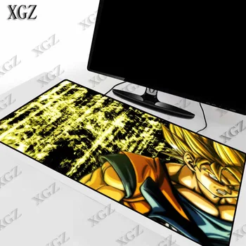 

XGZ Dragon Ball Z Large Gaming Mouse Pad Gamer Locking Edge Keyboard Mat Desk Anime pad for CS GO LOL Dota Game XXL