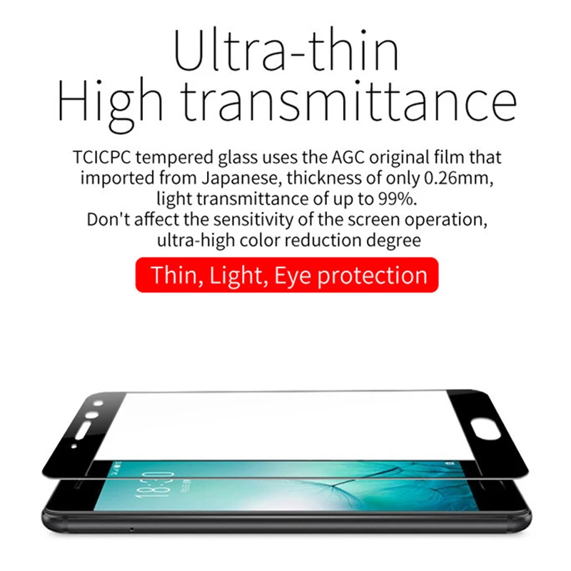 Tempered-Glass-For-Meizu-Pro-7-Pro7-plus-7plus-Full-Screen-Cover-Protector-original-9H-Nano