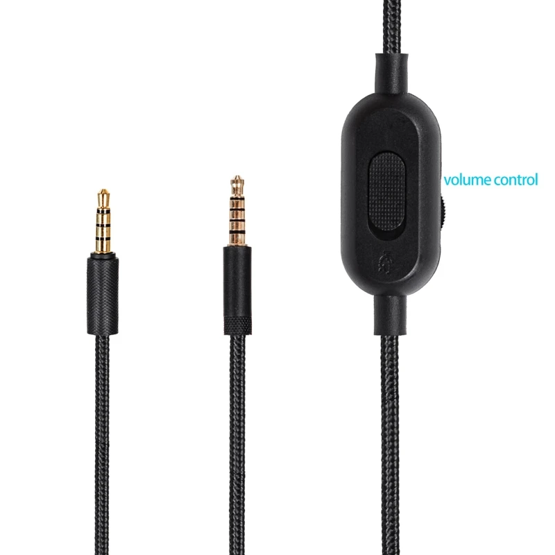Portable Headphone Cable Audio Cord Line for Lo gitech GPRO X G233 G433 HyperX Cloud Mix Cloud Alpha Earphones Headset