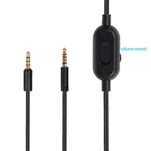 Portable Headphone Cable Audio Cord Line for Lo gitech GPRO X G233 G433 HyperX Cloud Mix Cloud Alpha Earphones Headset