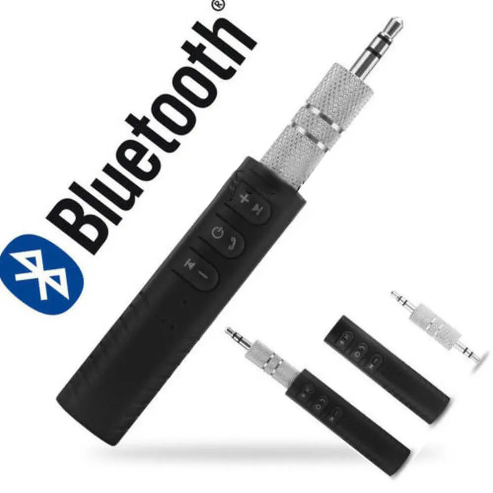 Aux adaptador Bluetooth Cable de Dongle para coche 3,5mm Jack Aux Bluetooth 4,0 receptor altavoz Audio transmisor de música