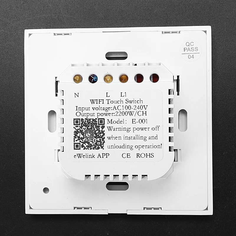 86 мм Wifi умный настенный переключатель пресс панель управления приложение Rc для Echo/Alexa/Google Home 2 банды