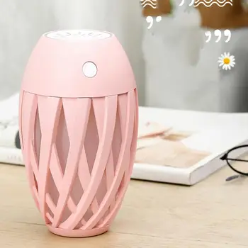 

Olive Flower LED Night Light 300ml 3 In 1 Mute Humidifer Fan Night Light USB Power Mini Household Color Changeable Ambient Decor