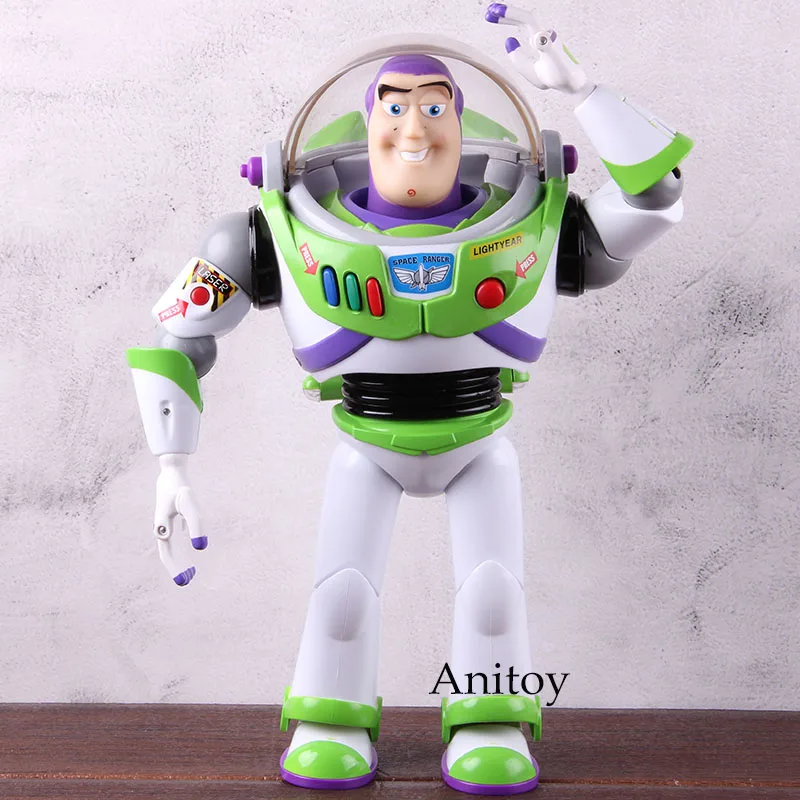 

Toy Story Talking Buzz Lightyear Toy Story Action Figure Joint Movable PVC Collectible Model Toys Doll With LED Light