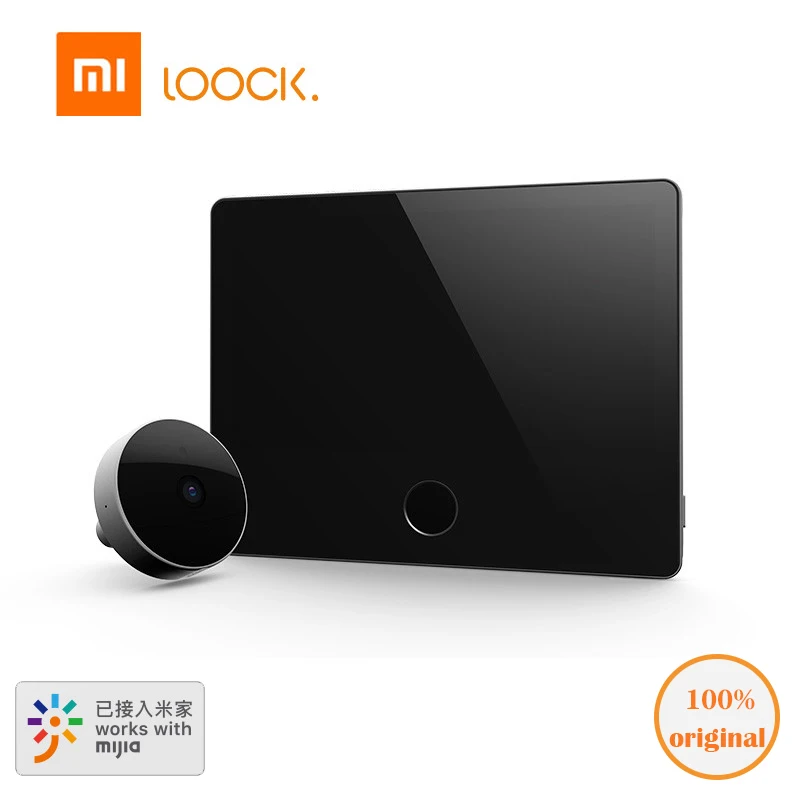 

Xiaomi mijia loock smart Caty Video Doorbell Security Cat Eye Camera Smart Home Alarm System Work with Mi home APP