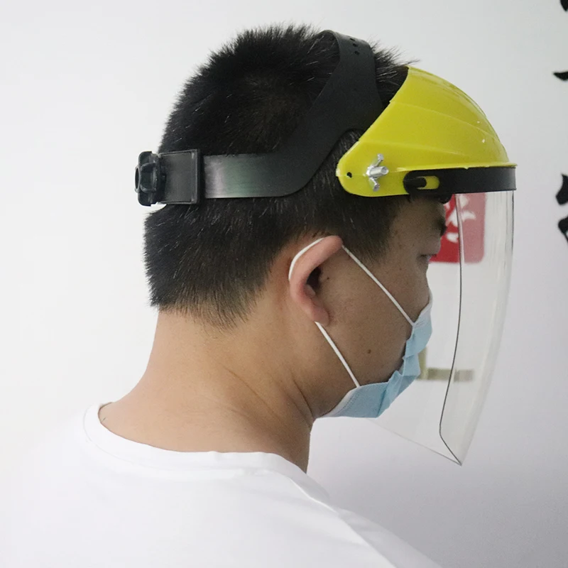 Anti-Shock Protective Full Face Mask Welding Helmet Anti-UV Clear Safety Anti Splash Shield Visor Workplace Protection Supplies