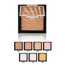 MENOW бренд имбирь Высокая сияющая пудра 7 цветов Алмазная хайлайтер емкость для теней тени для носа шелковистый блеск макияж