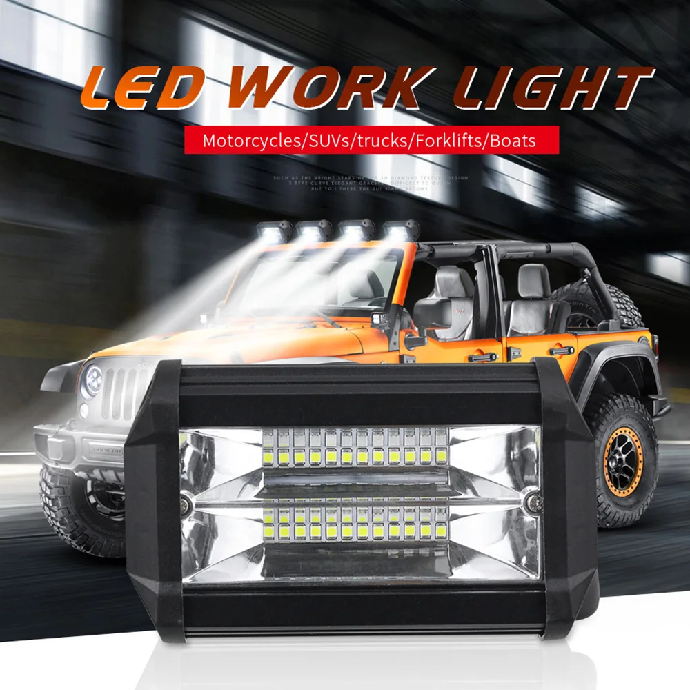 

Car Truck off-road Working 24LED 3030 LED Working Light Headlight Headlamp IP67 6000K 72W Automotive off-road LED Working Light