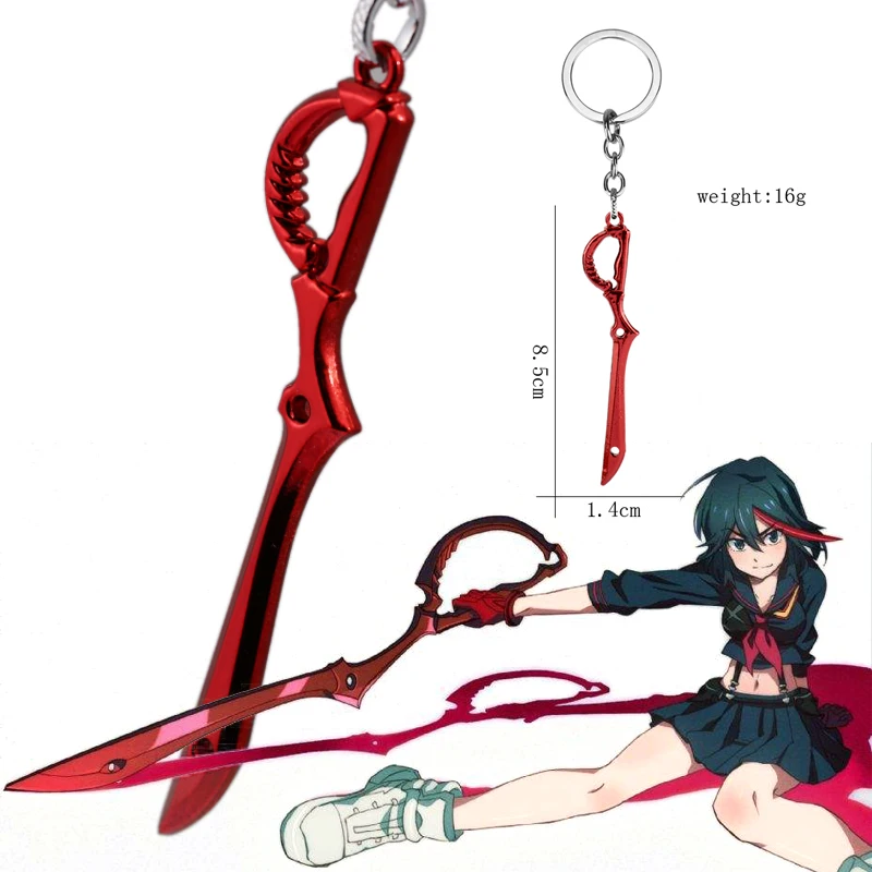 Аниме ювелирные изделия в стиле Kill La Брелок рёко Matoi оружие Модель лезвие ножниц