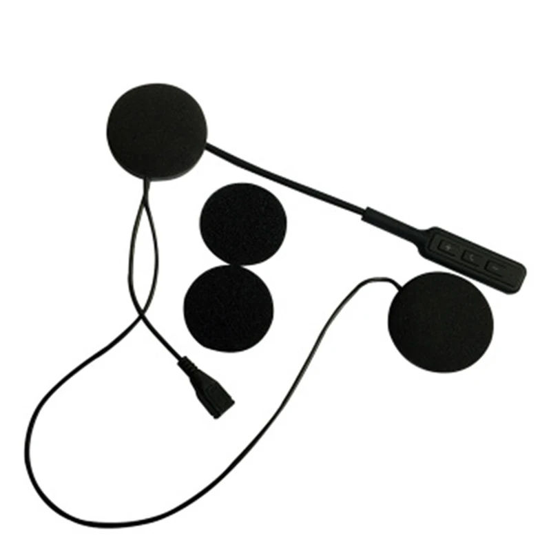 Шлем управления Bluetooth гарнитура Черный Hi-Fi наушники Замена мотоцикла колонки микрофон Handsfree музыка