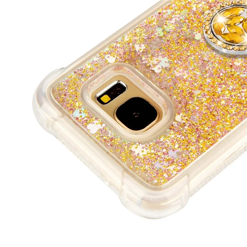 Для samsung Galaxy S5 S6 S6 Edge S7 S7 Edge M30S Алмазный перстень чехол для телефона противоударный мягкий силиконовый защитный чехол