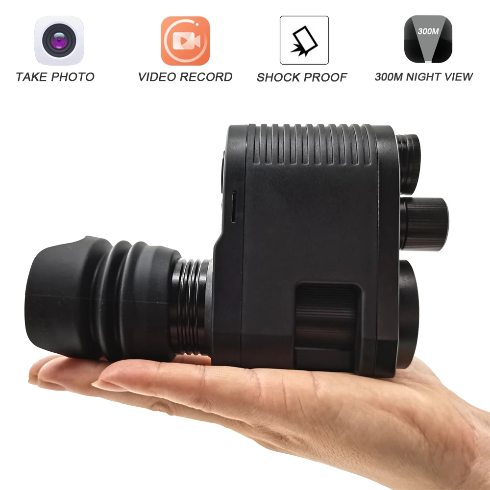 Integrated Design Megaorei 3 Night Vision Rifle Scope HD720P Video Record Optical Night Sight Hunting Camera with IR Flashlight