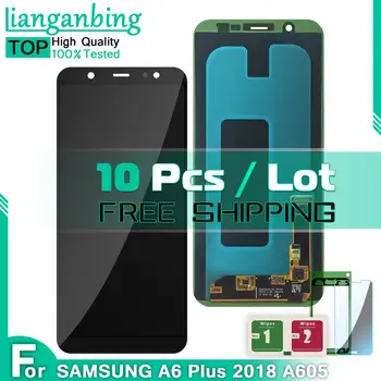 

SUPER AMOLED LCD for SAMSUNG A6 Plus 2018 Display A605 A6 Plus 2018 Display Touch Screen Digitizer Assembly Replacement parts