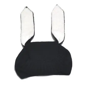 

Autumn Winter Toddler Infant Knitted Baby Hat Adorable Soft Rabbit Long Ear Rabbit Hat Baby Bunny Beanie Cap Photo Props