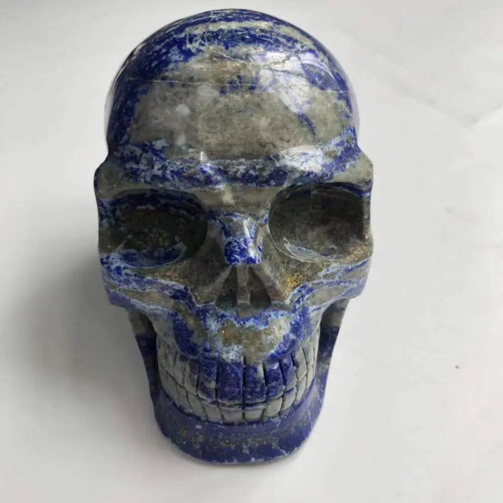 1,95 кг натуральный Crystal кристалл резьба рейки череп для продажи 4,9 ''FMX